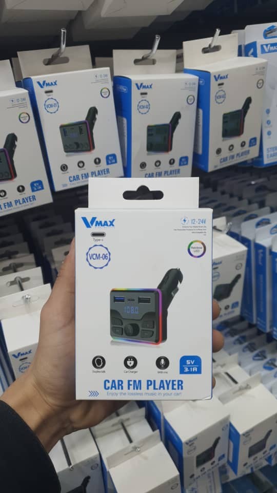 CAR MODULATER         موديلاتير سيارة مع بلوتوث     V MAX    VCM 06